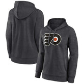 Philadelphia Flyers Women's Primary Logo Pullover Hoodie - Charcoal | NHL near me