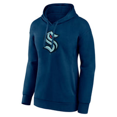 Seattle Kraken Women's Primary Logo Pullover Hoodie - Deep Sea Blue | NHL online