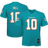 Tyreek Hill Miami Dolphins Youth Replica Player Jersey - Aqua - NFL