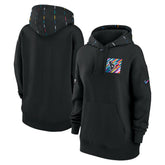 Houston Texans Women's 2023 NFL Crucial Catch Club Pullover Hoodie - Black - Nike