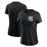 Indianapolis Colts Women's Crucial Catch Sideline Tri-Blend T-Shirt - Black - Nike