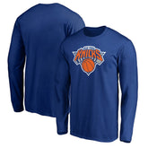 New York Knicks Primary Team Logo Long Sleeve T-Shirt Blue