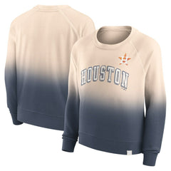 Houston Astros Fanatics Women's Luxe Lounge Arch Raglan Pullover Sweatshirt for sale