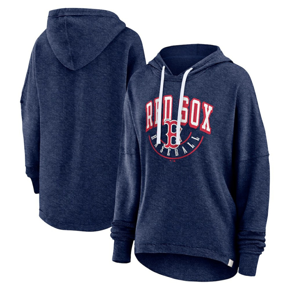 Boston Red Sox Fanatics Women's Luxe Pullover Hoodie Outlet