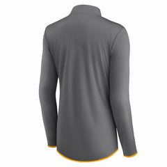 Los Angeles Rams Women's Adult Corner Long Sleeve 1/4 Zip Top - Gray - NFL