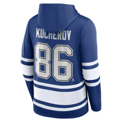 Nikita Kucherov Tampa Bay Lightning Fanatics Name & Number Lace-Up Pullover Hoodie - Blue | Fanatics on sale