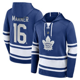 Mitch Marner Toronto Maple Leafs Fanatics Name & Number Lace-Up Pullover Hoodie - Blue | Fanatics discount