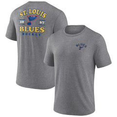 St. Louis Blues Fanatics Winger Tri-Blend T-Shirt - Heather Gray | Fanatics near me