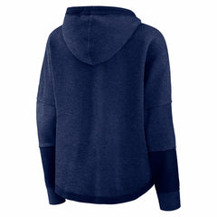 Tennessee Titans Women's Lightewight Modest Crop Lounge Helmet Arch Pullover Hoodie - Navy - Fanatics