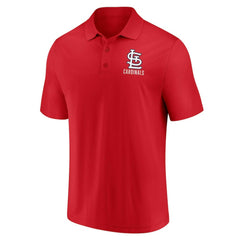 St. Louis Cardinals Fanatics Two-Pack Logo Lockup Polo Set Outlet