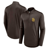 San Diego Padres Fanatics Quarterback Quarter-Zip Top Online