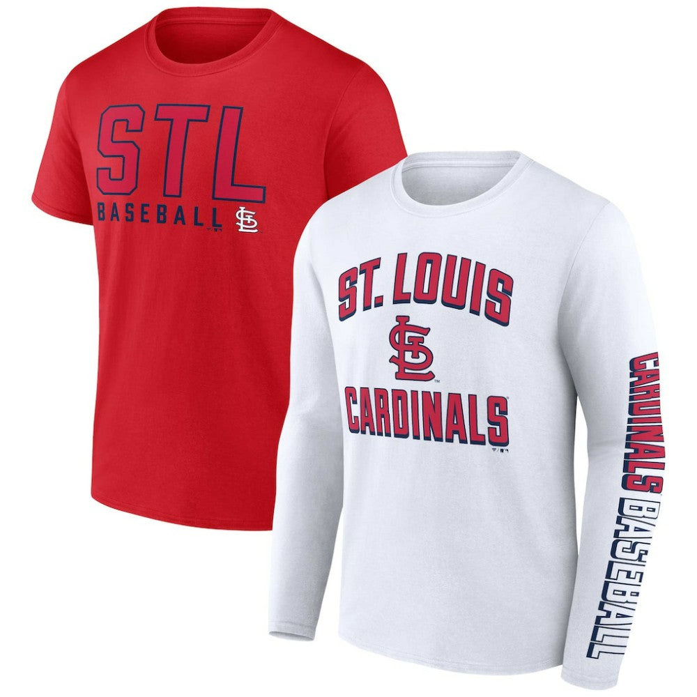 St. Louis Cardinals Fanatics Two-Pack Combo T-Shirt Set Discount