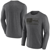 Fanatics Miami Heat Three-Point Play T-Shirt Heather Charcoal