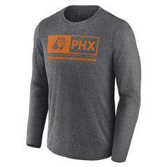 Fanatics Phoenix Suns Three-Point Play T-Shirt Heather Charcoal