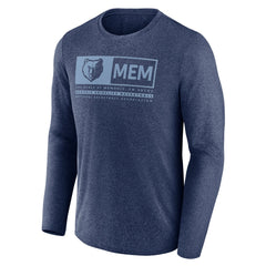 Fanatics Memphis Grizzlies Three-Point Play T-Shirt Heather Navy