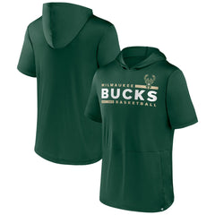Fanatics Milwaukee Bucks Possession Hoodie T-Shirt Hunter Green