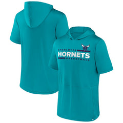 Fanatics Charlotte Hornets Possession Hoodie T-Shirt Teal