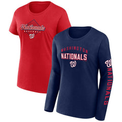 Washington Nationals Fanatics Women's T-Shirt Combo Pack Outlet