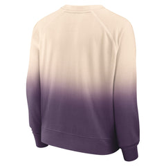 Fanatics Los Angeles Lakers Women's Lounge Arch Raglan Pullover Sweatshirt Tan/Purple