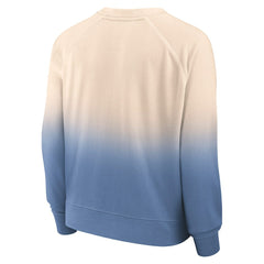 Fanatics Philadelphia 76ers Women's Lounge Arch Raglan Pullover Sweatshirt Tan/Royal