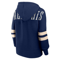 Fanatics Memphis Grizzlies Women's Bold Move Dolman V-Neck High Hip Hoodie Navy