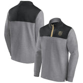 Vegas Golden Knights Fanatics Launch It Quarter-Zip Jacket - Heather Gray | Fanatics Clearance