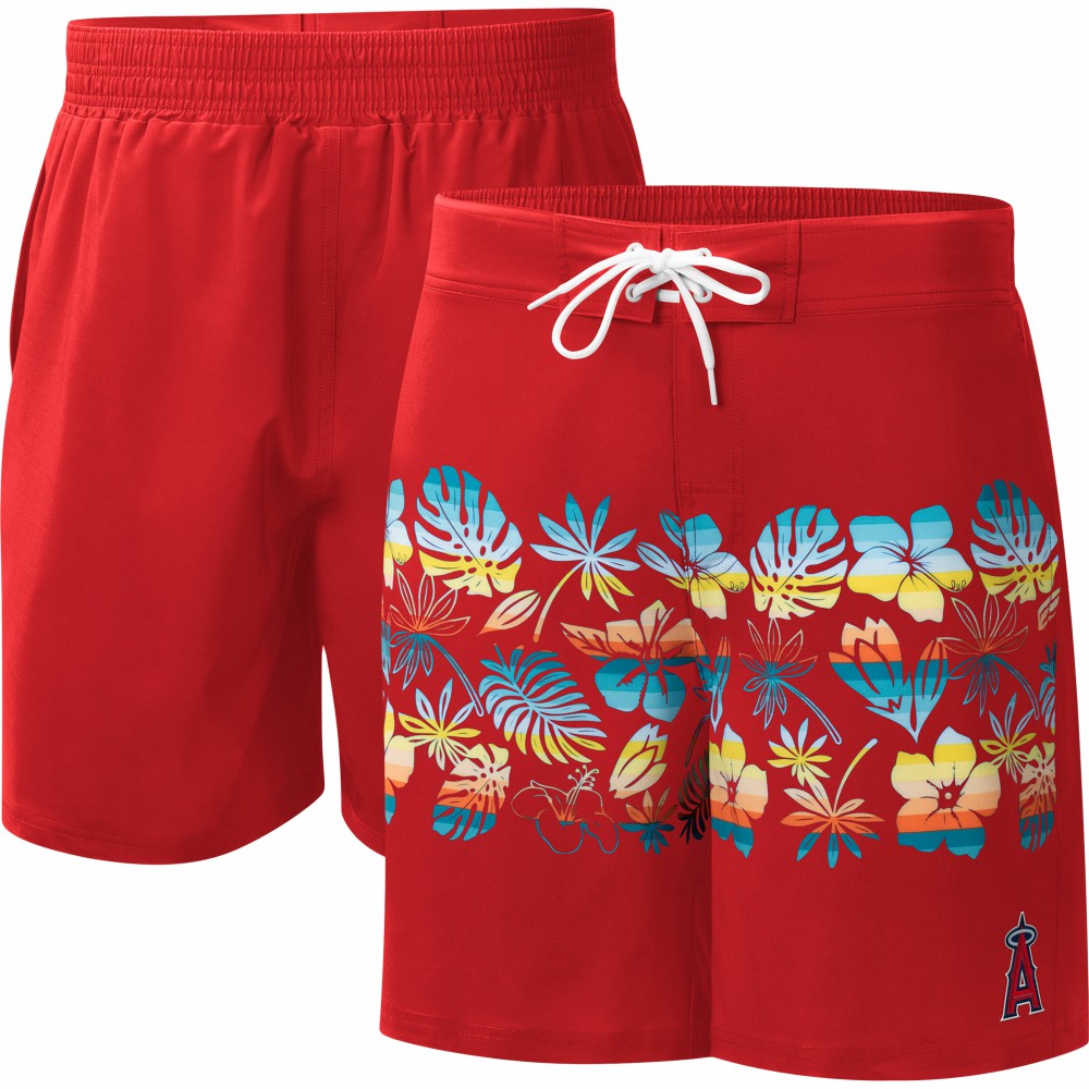 Los Angeles Angels G-III Sports by Carl Banks Breeze Volley Swim Shorts Online