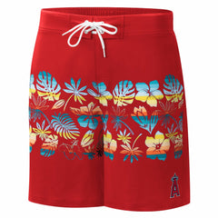 Los Angeles Angels G-III Sports by Carl Banks Breeze Volley Swim Shorts Online