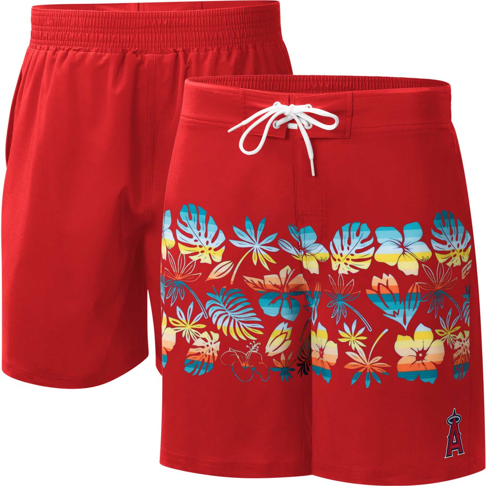Los Angeles Angels G-III Sports by Carl Banks Breeze Volley Swim Shorts Online