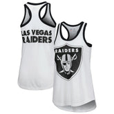 Las Vegas Raiders G-III 4Her by Carl Banks Women's Tater Tank Top - White - NFL