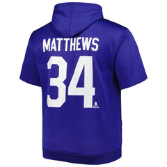 Auston Matthews Toronto Maple Leafs Fanatics Big & Tall Name & Number Pullover Hoodie - Blue | Fanatics discount