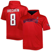Alexander Ovechkin Washington Capitals Fanatics Big & Tall Captain Patch Name & Number Pullover Hoodie - Red | Fanatics Clearance