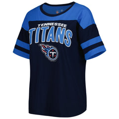 Tennessee Titans G-III 4Her by Carl Banks Women's Play the Ball T-Shirt - Navy/Light Blue - NFL