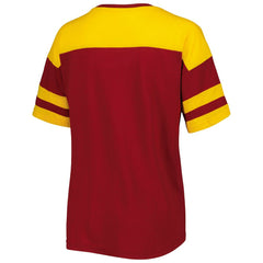 Washington Commanders G-III 4Her by Carl Banks Women's Play the Ball T-Shirt - Burgundy/Gold - NFL