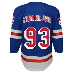 Mika Zibanejad New York Rangers Youth Home Premier Player Jersey - Blue | NHL Clearance