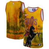 Fanatics Cleveland Cavaliers NBA & KidSuper Studios Unisex Hometown Jersey Gold