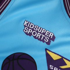 Fanatics Sacramento Kings NBA & KidSuper Studios Unisex Hometown Jersey Blue