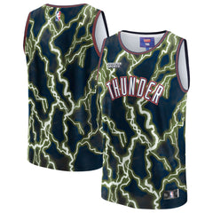 Fanatics Oklahoma City Thunder NBA & KidSuper Studios Unisex Hometown Jersey Black