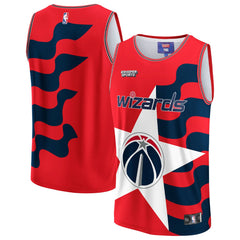 Fanatics Washington Wizards NBA & KidSuper Studios Unisex Hometown Jersey Red