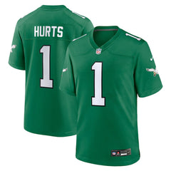 Jalen Hurts Philadelphia Eagles Alternate Game Player Jersey - Kelly Green - Nike