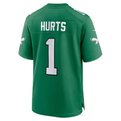 Jalen Hurts Philadelphia Eagles Alternate Game Player Jersey - Kelly Green - Nike