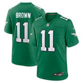 A.J. Brown Philadelphia Eagles Alternate Game Player Jersey - Kelly Green - Nike