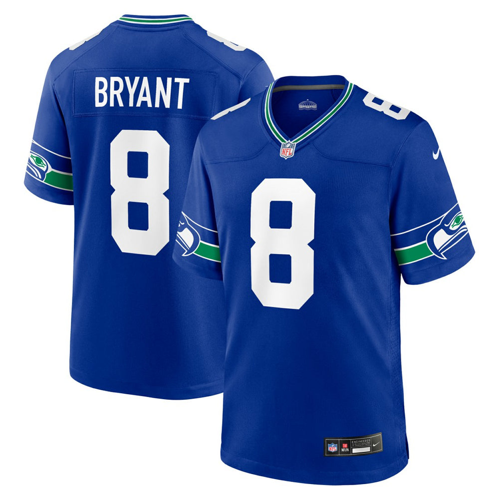 Coby Bryant Seattle Seahawks Throwback Player Game Jersey - Royal - Nike