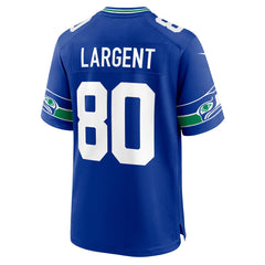 Steve Largent Seattle Seahawks Throwback Retired Player Game Jersey - Royal - Nike