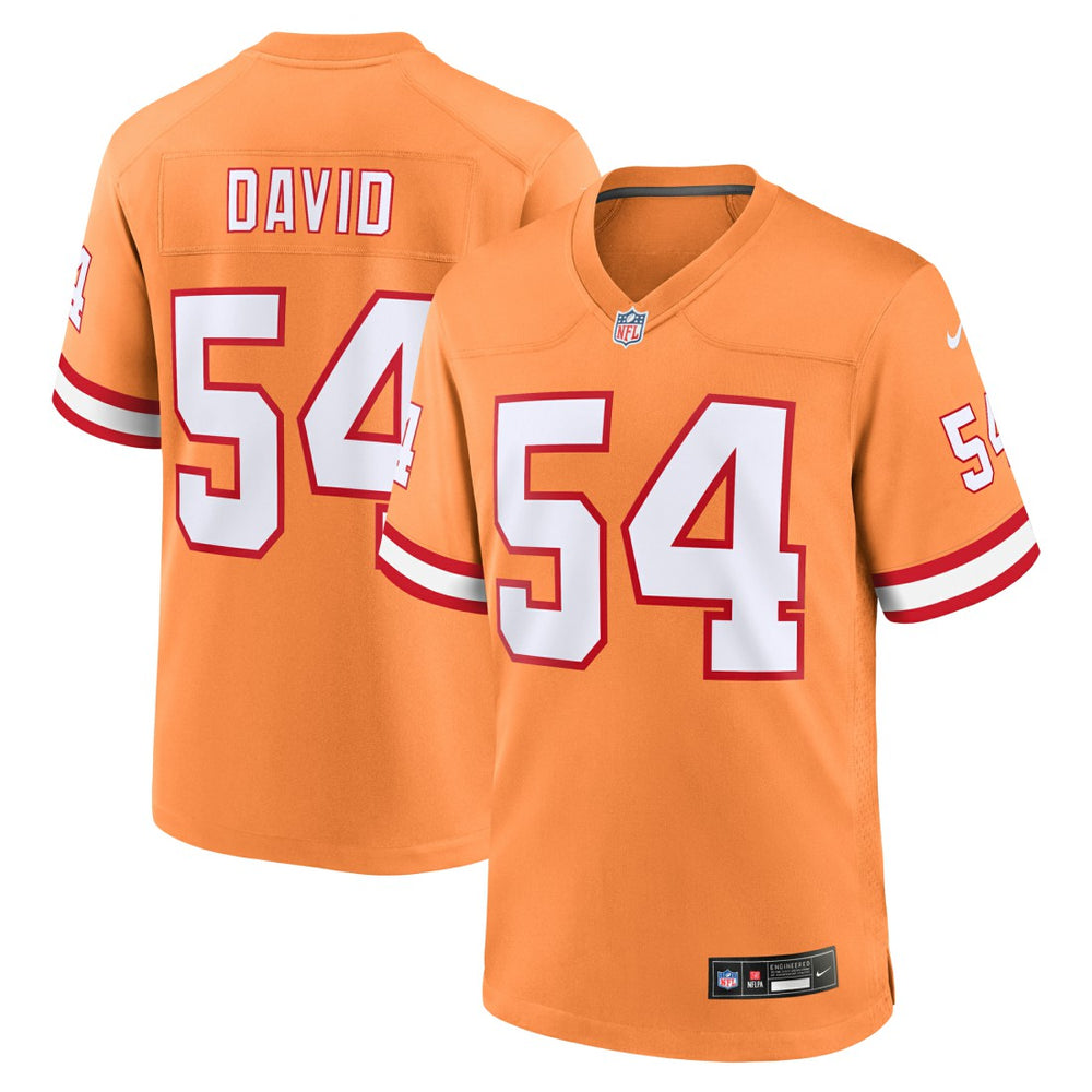 Lavonte David Tampa Bay Buccaneers Throwback Game Jersey - Orange - Nike