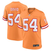 Lavonte David Tampa Bay Buccaneers Throwback Game Jersey - Orange - Nike