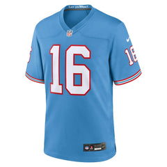 Treylon Burks Tennessee Titans Oilers Throwback Alternate Game Player Jersey - Light Blue - Nike