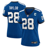 Jonathan Taylor Indianapolis Colts Women's Indiana Nights Alternate Game Jersey - Royal - Nike