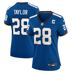 Jonathan Taylor Indianapolis Colts Women's Indiana Nights Alternate Game Jersey - Royal - Nike