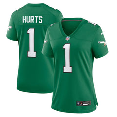 Jalen Hurts Philadelphia Eagles Women's Game Player Jersey - Kelly Green - Nike